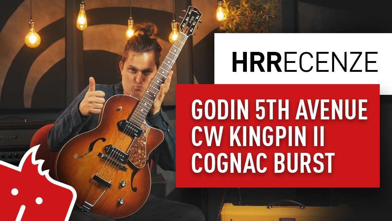 HRR: Godin 5th Avenue CW Kingpin II Cognac Burst