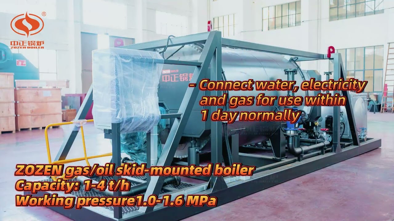 ZOZEN's New Skid-Mounted Boiler - No Installation, Full Mobility