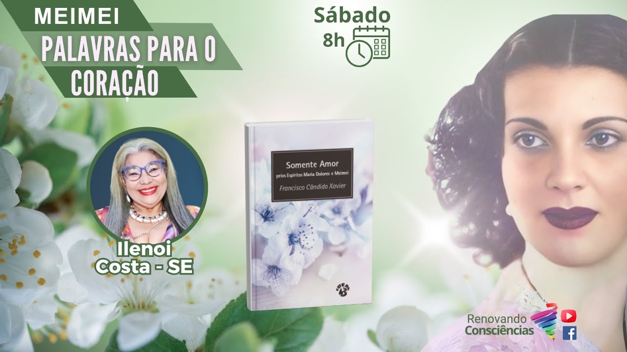 PALAVRAS PARA O CORAÇÃO - MEIMEI: LIVRO  SOMENTE AMOR COM ILENÓI COSTA (SE)