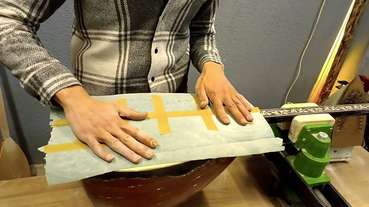 Ütü İle Kaplama Yapıştırma / How to glue veneer with iron.