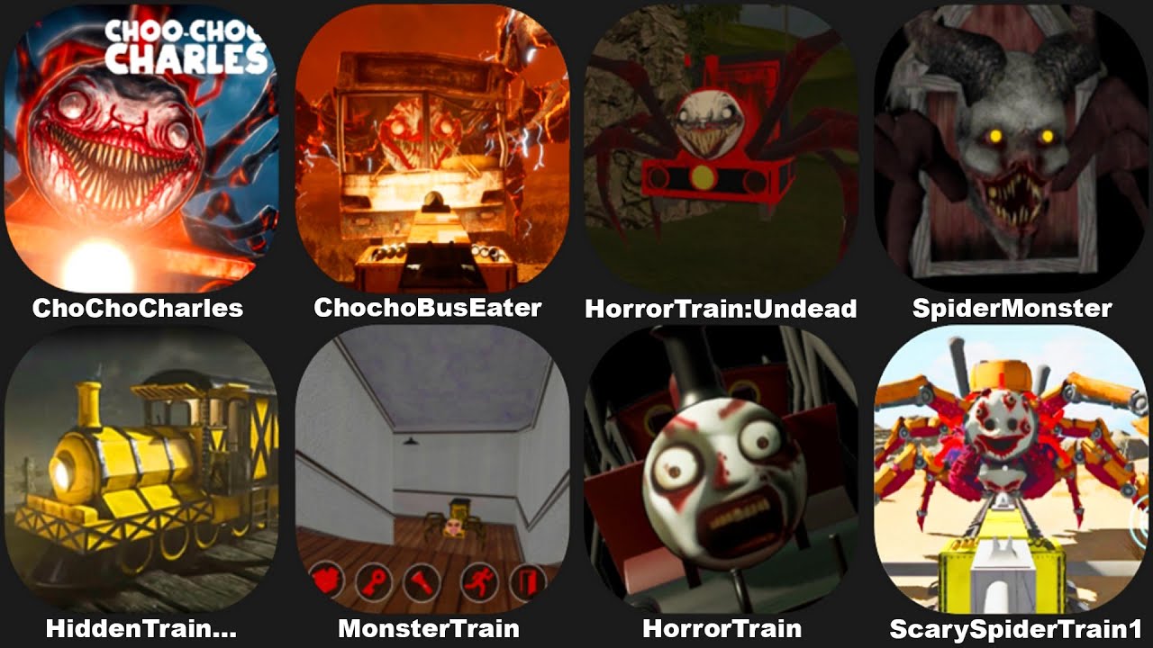 Bus Eater vs Choo Choo Charles Mobile,Horror Train Game,Scary Spider Train Survival,Monster Train