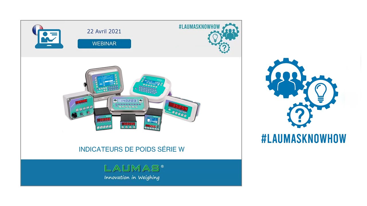 Indicateurs de poids LAUMAS série W