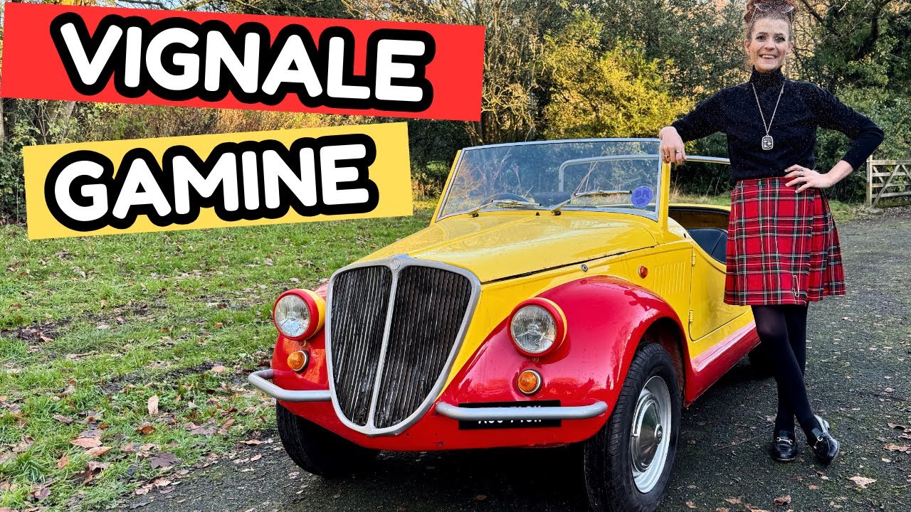 Vignale Gamine (Fiat) -  a rare 1960s classic car - not Noddy's car!