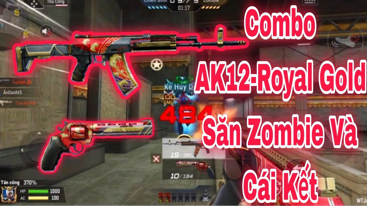 CF Mobile | Cầm AK12-Royal Gold đi săn Zombie V4 và cái kết cực gắt...
