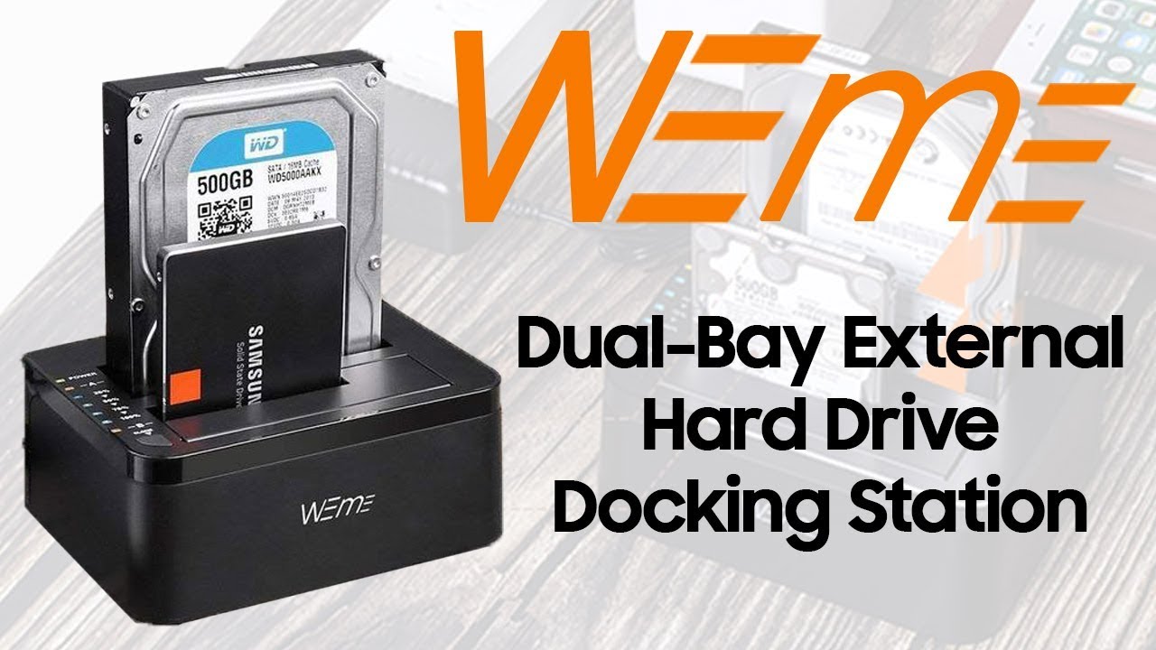 Weme Dual Bay Harddrive Docking Station and Cloning Review
