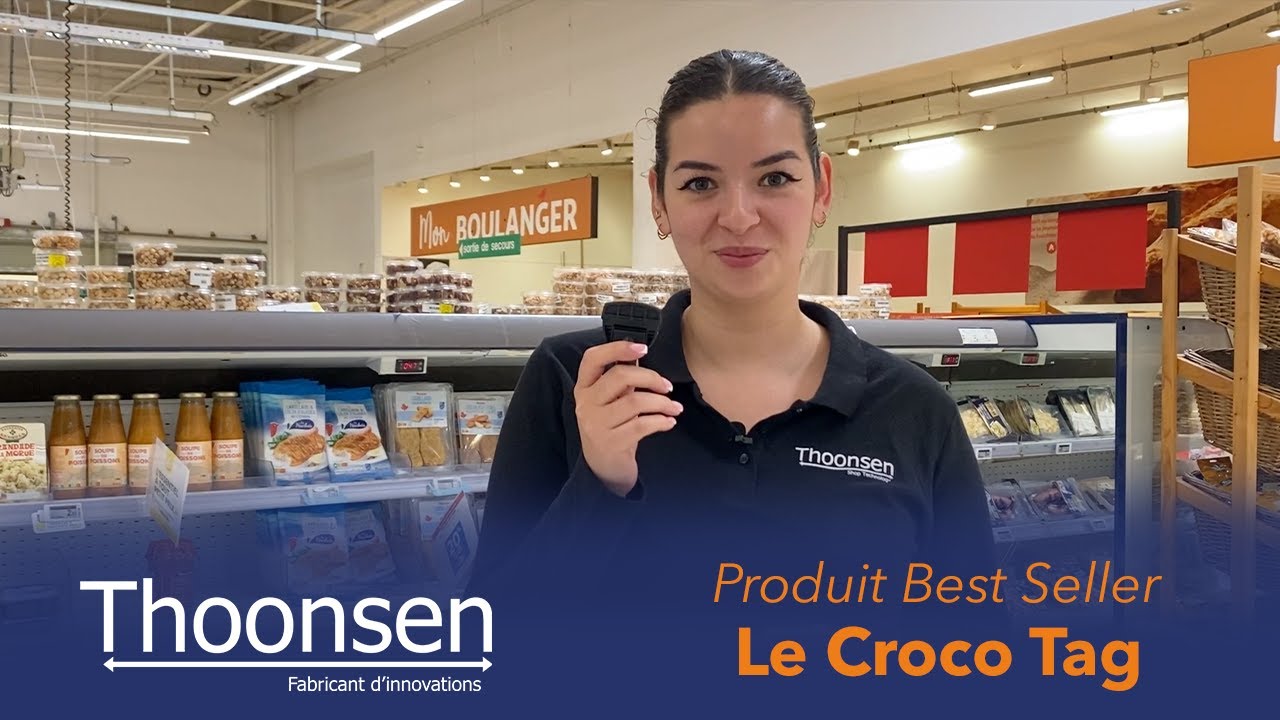 Croco Tag - Antivol spécial packaging métallisé