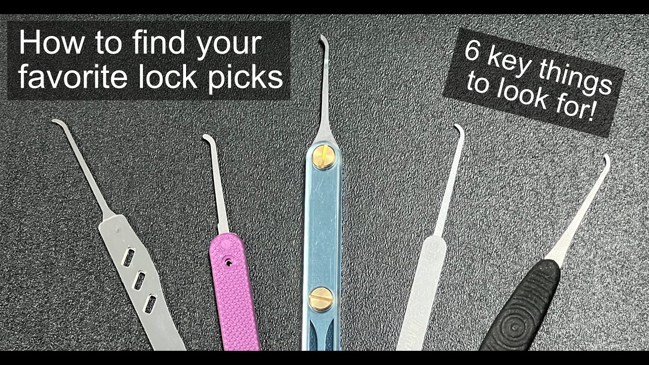 How to find your favorite lock picks: 6 key things to look for