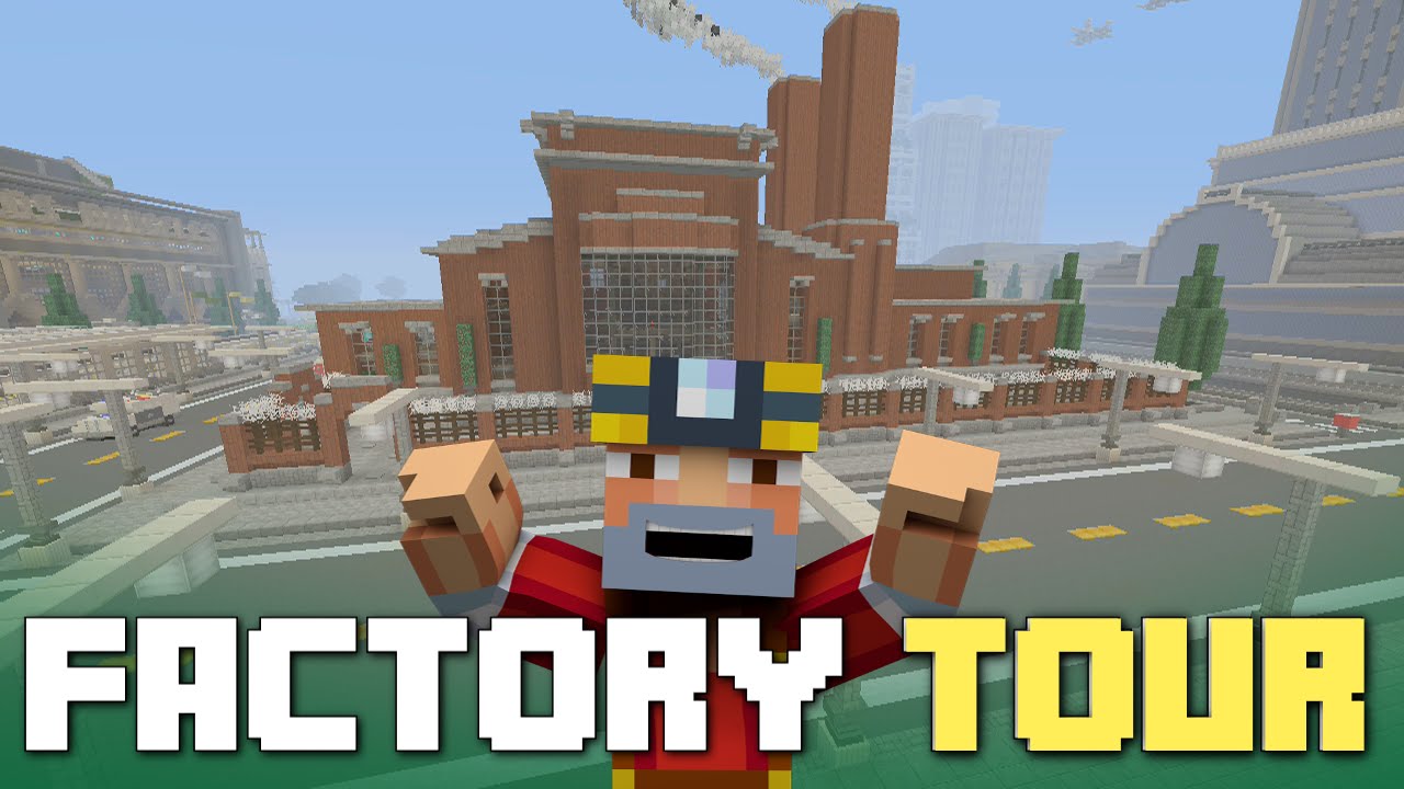 Minecraft Xbox One: Bedrock Tires Factory Tour!