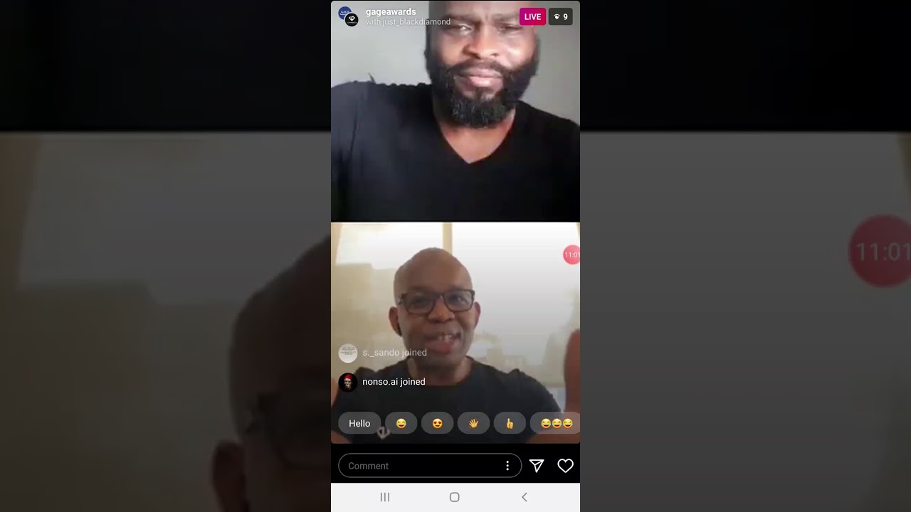 Uzoma Dozie's Live Chat With Gage Awards