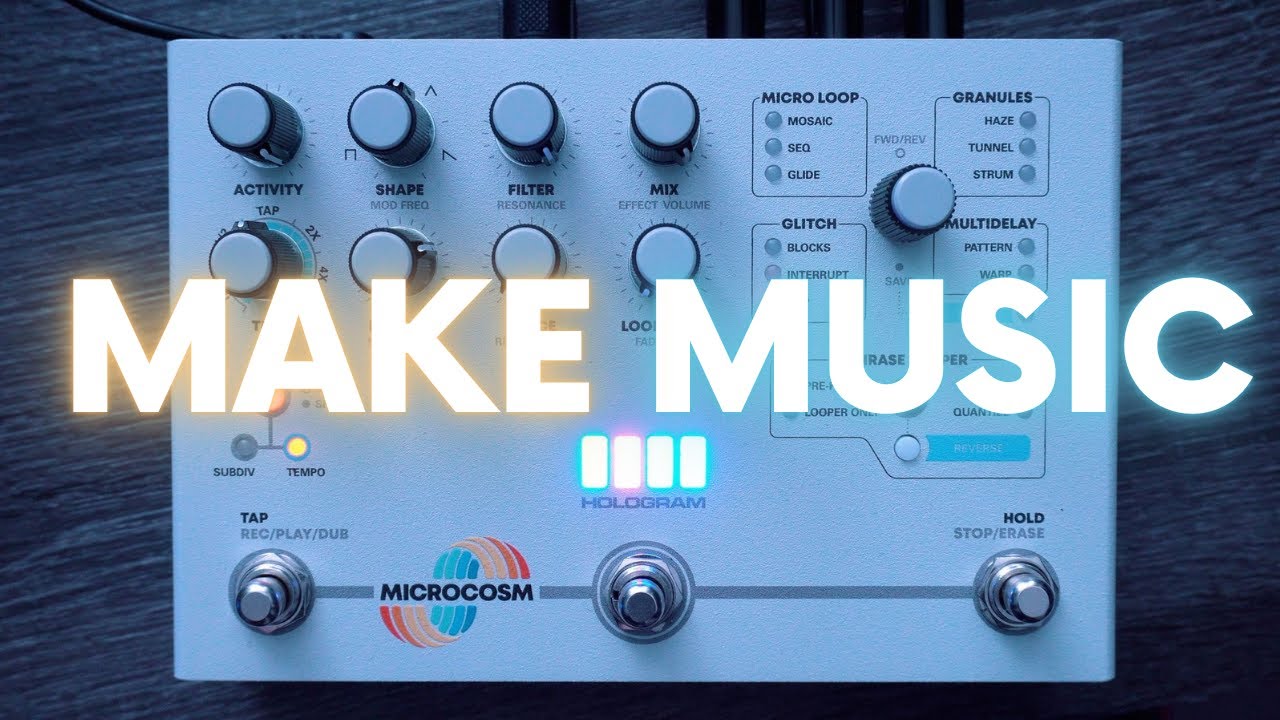 Making a Full Song with the Hologram Microcosm!
