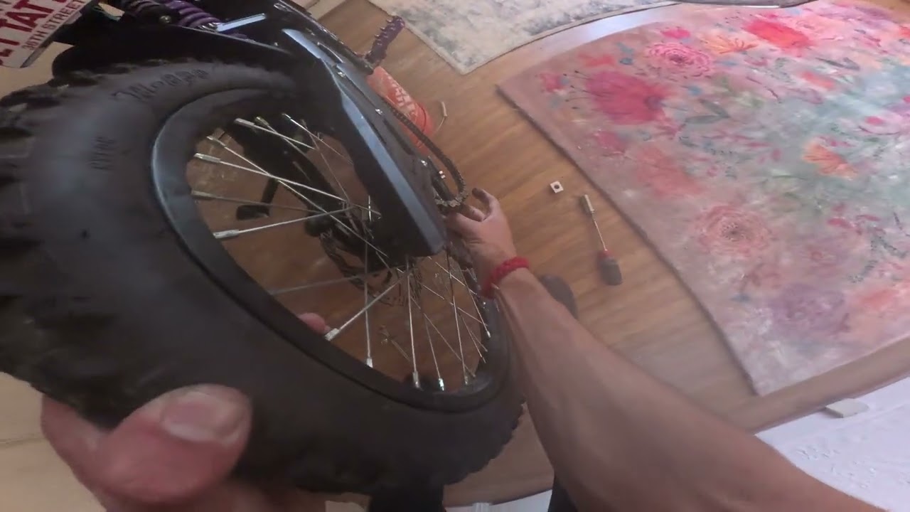 How to remove the back tire on a 79 Bike Falcon Pro