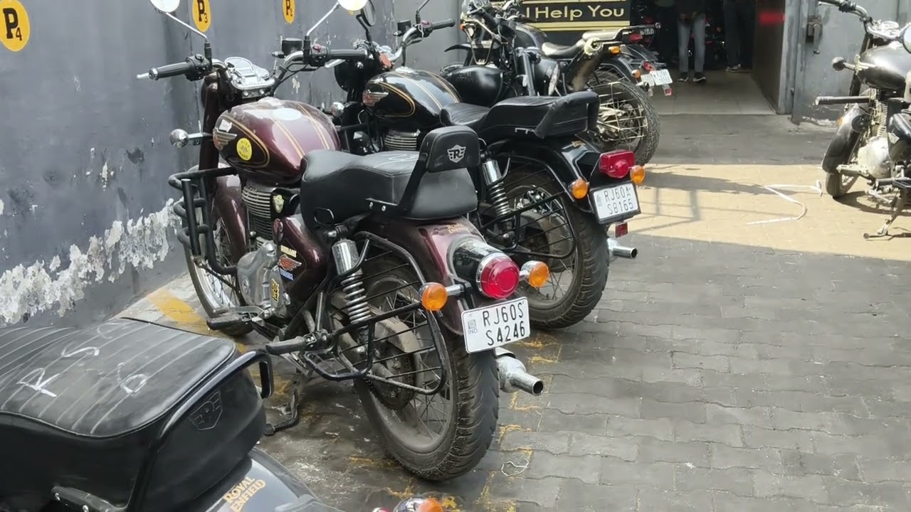 (11.02.2026) | Motorcycles for servicing at | Royal Enfield Garage in Jaipur |