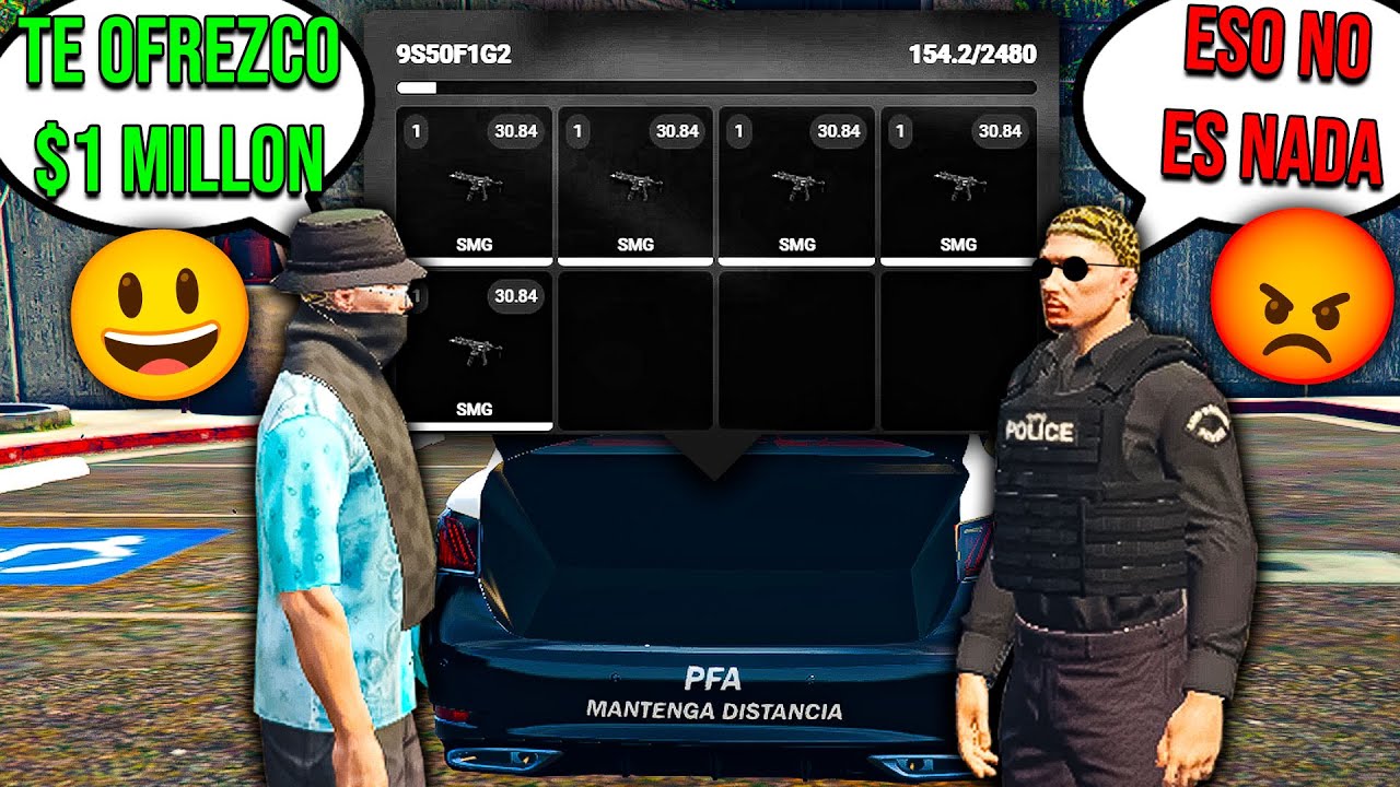 Estafando Polic&iacute;as en Gta Rp