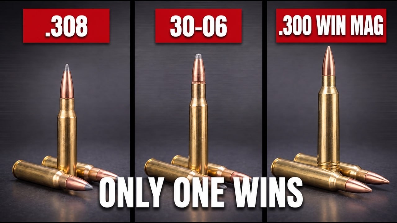 .308 против .30-06 против .300 Win Mag: какая легенда побеждает в 2026 году