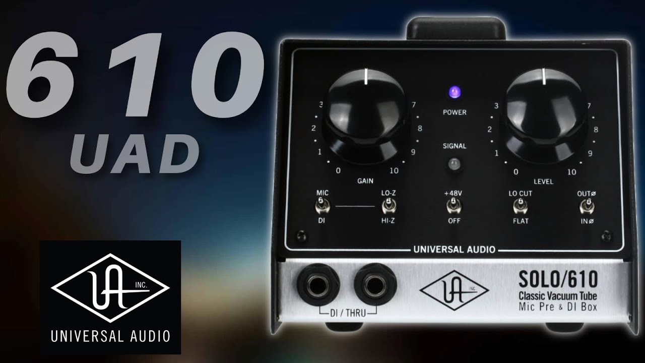 UNIVERSAL AUDIO 610 SOLO 2024// REVIEW VS PREAMP DE APOLLO X4
