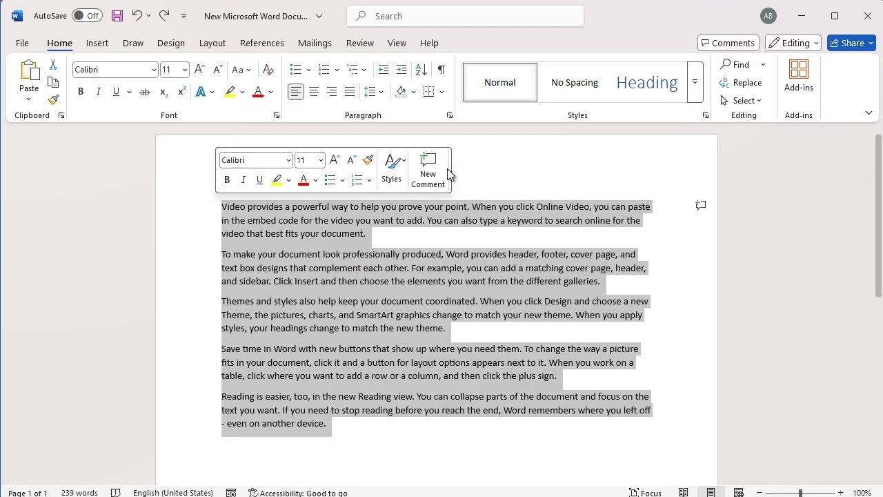 How to indent only first line of paragraph in word