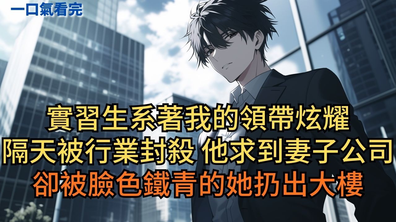 實習生系著我的領帶炫耀，隔天被行業封殺。他哭求到老婆公司，卻被臉色鐵青的她扔出大樓！#小说 #爽文