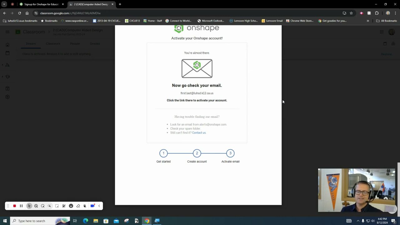Создать студенческий аккаунт в Onshape