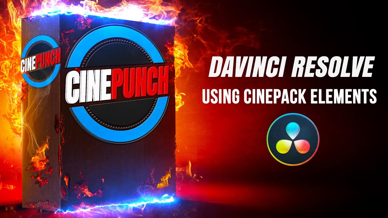Using CINEPUNCH Cinepack 8K Video Overlays inside Davinci Resolve