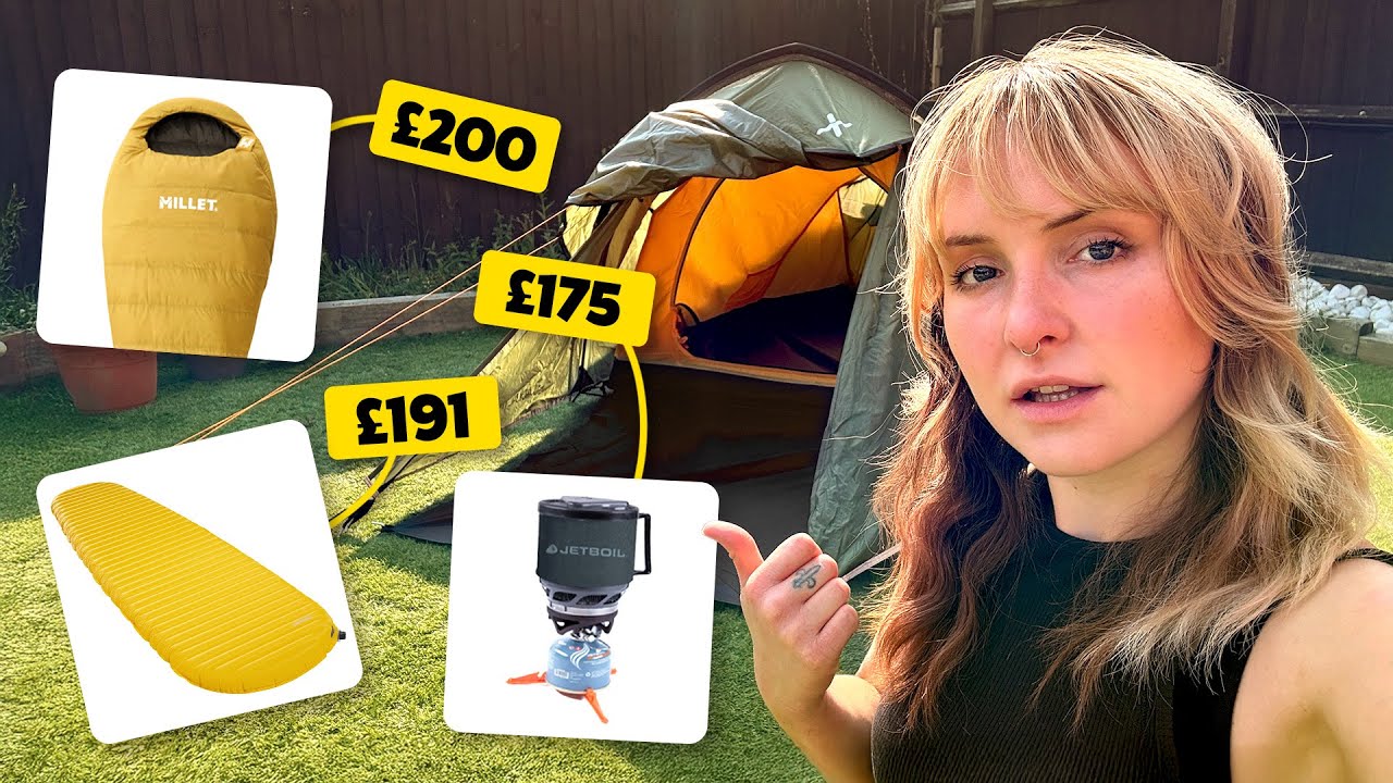 Camping in my garden so I don't waste money on backpacking gear