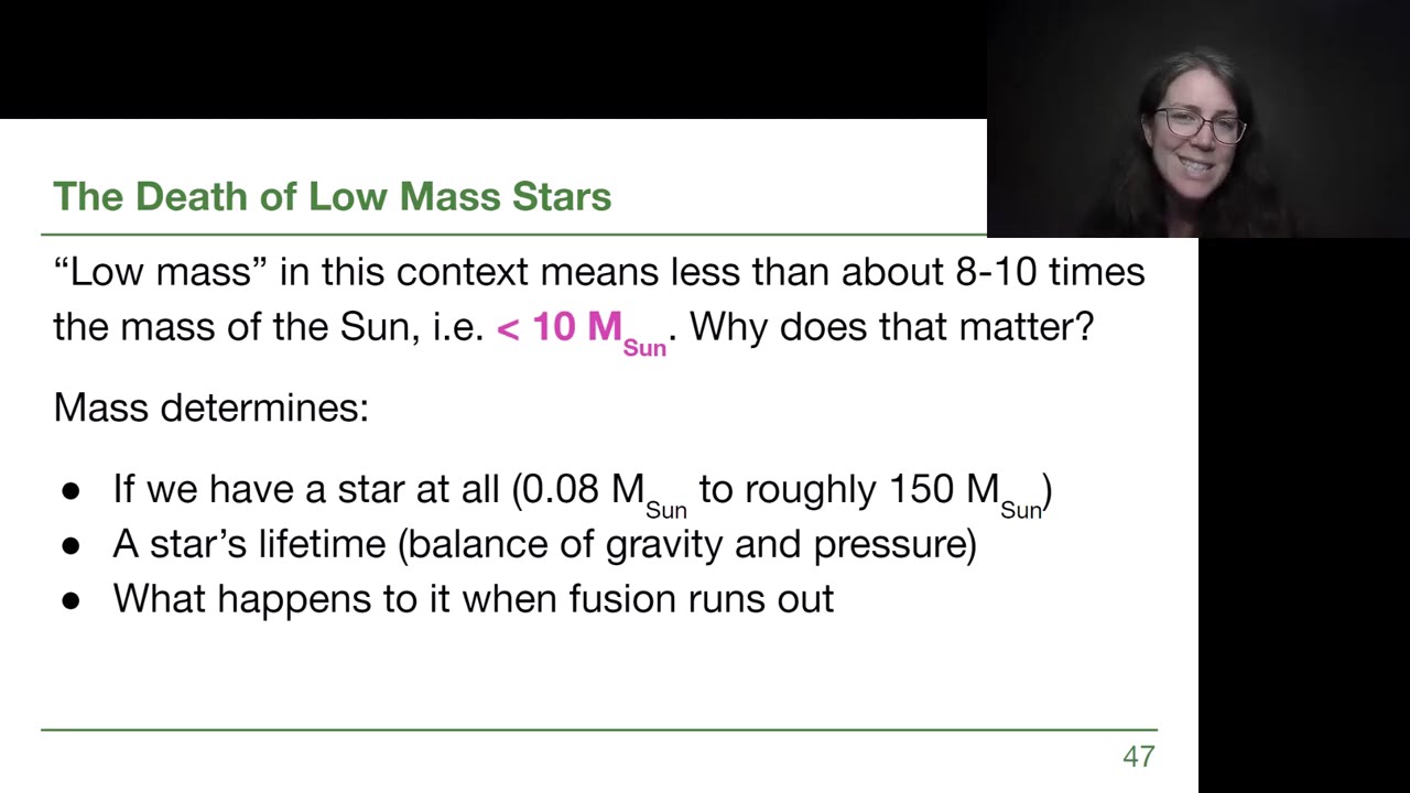 5.4 The Death of Low Mass Stars - GRCC Astronomy with Dr. Woolsey