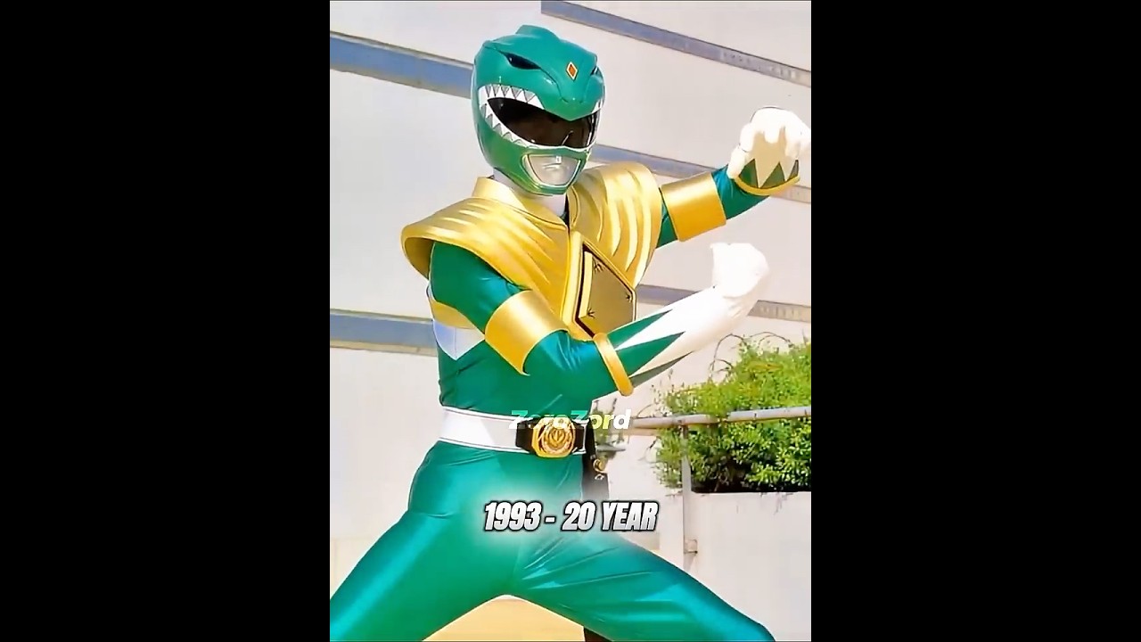 MIGHTY MORPHIN POWER RANGERS - THEN AND NOW #powerrangers  #mightymorphinpowerrangers #ranger