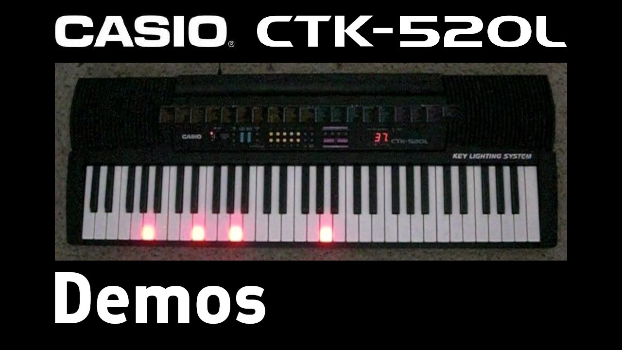 Casio CTK-520L JP Demonstrations