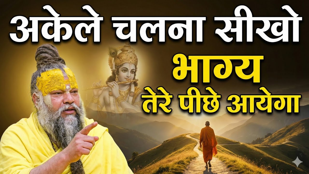 अकेले जीना सीखो सबकुछ खुद मिल जाएगा जीवन में यही parmanand maharaj satsang,premanand maharaj updesh