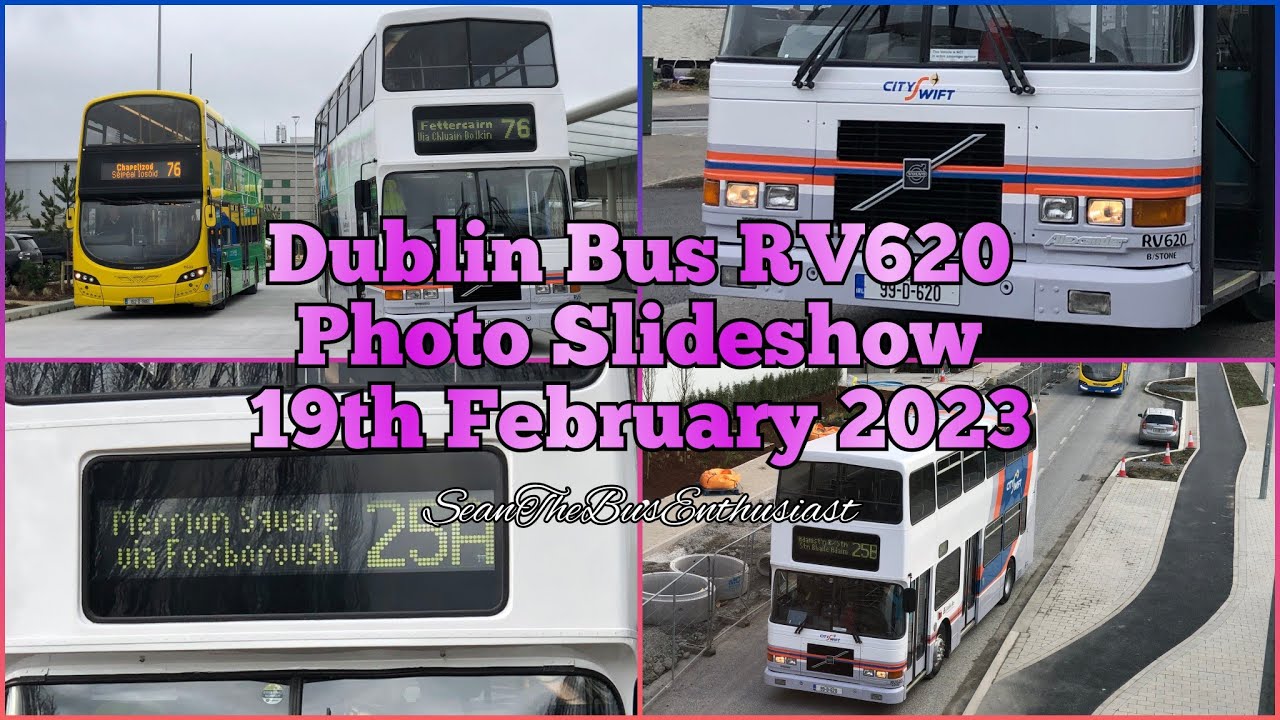 Photos of Preserved Dublin Bus RV620 on an enthusiast trip to Liffey Valley & Lucan - 2/19/2023