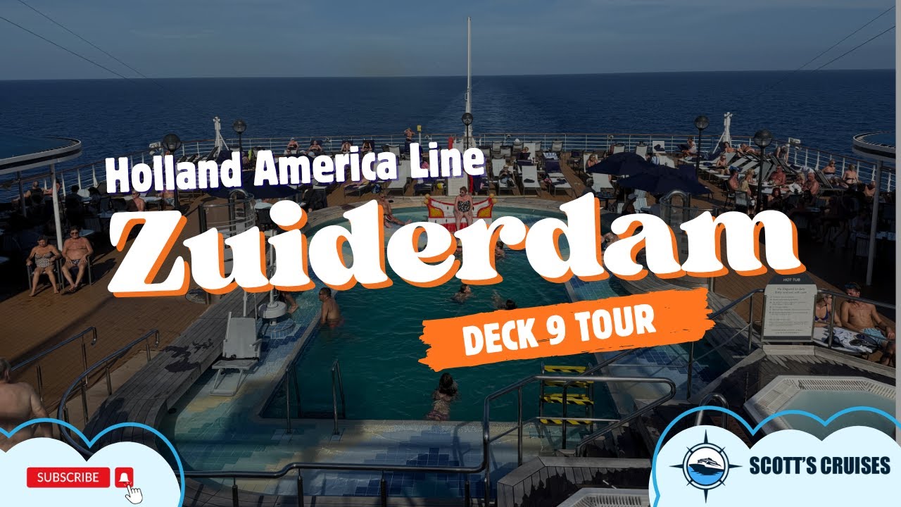 Тур по Голландии и Америке на палубе 9 Zuiderdam Line (Лидо) | @HollandAmericaLine #круиз #голлан...