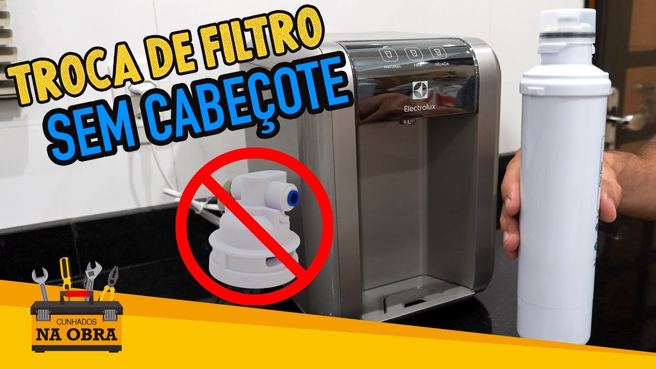 Troca de filtro do purificador Eletrolux PE11B e PE11X (SEM CABEÇOTE)