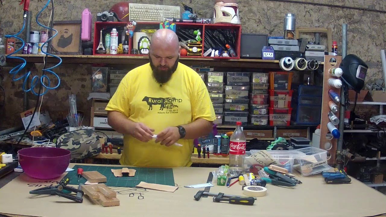 HommeCuir - Fabrication d'un étui pour Leatherman en couri - Ep113