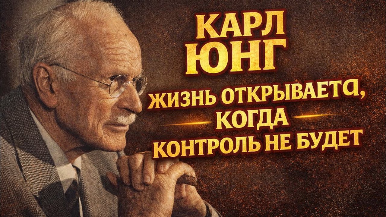 КАРЛ ЮНГ - жизнь открывается когда контроль не будет! 🔥🔥 #мудрость #карлюнг #психология #личность 