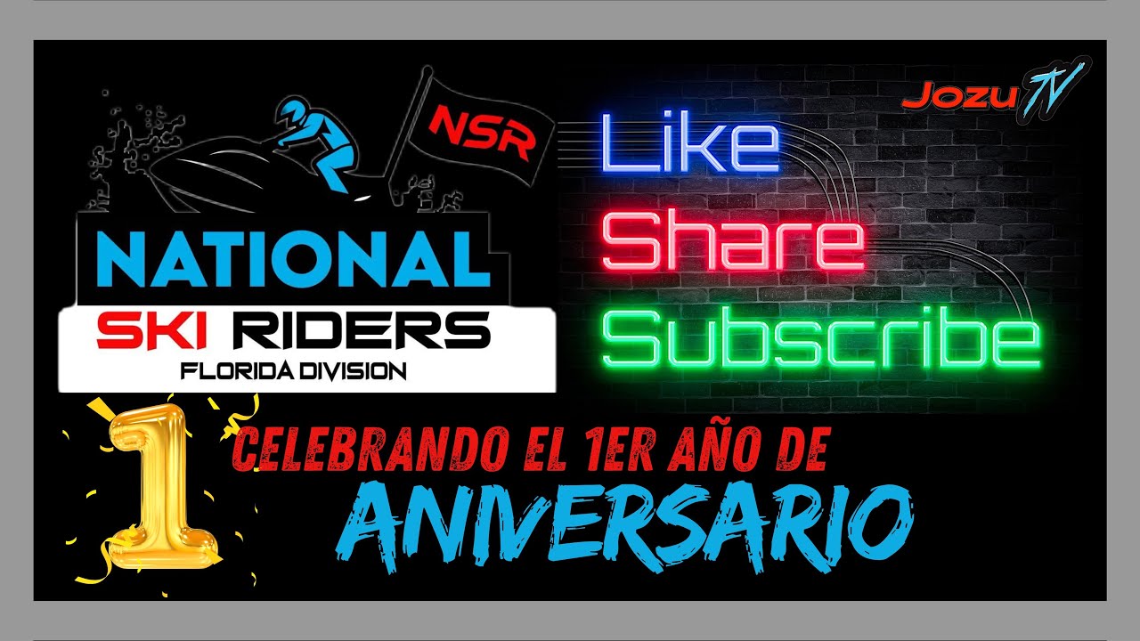 National Ski Riders | 1er Aniversario Del Grupo | Celebrado En Lake Shipp Park WInter Haven FL