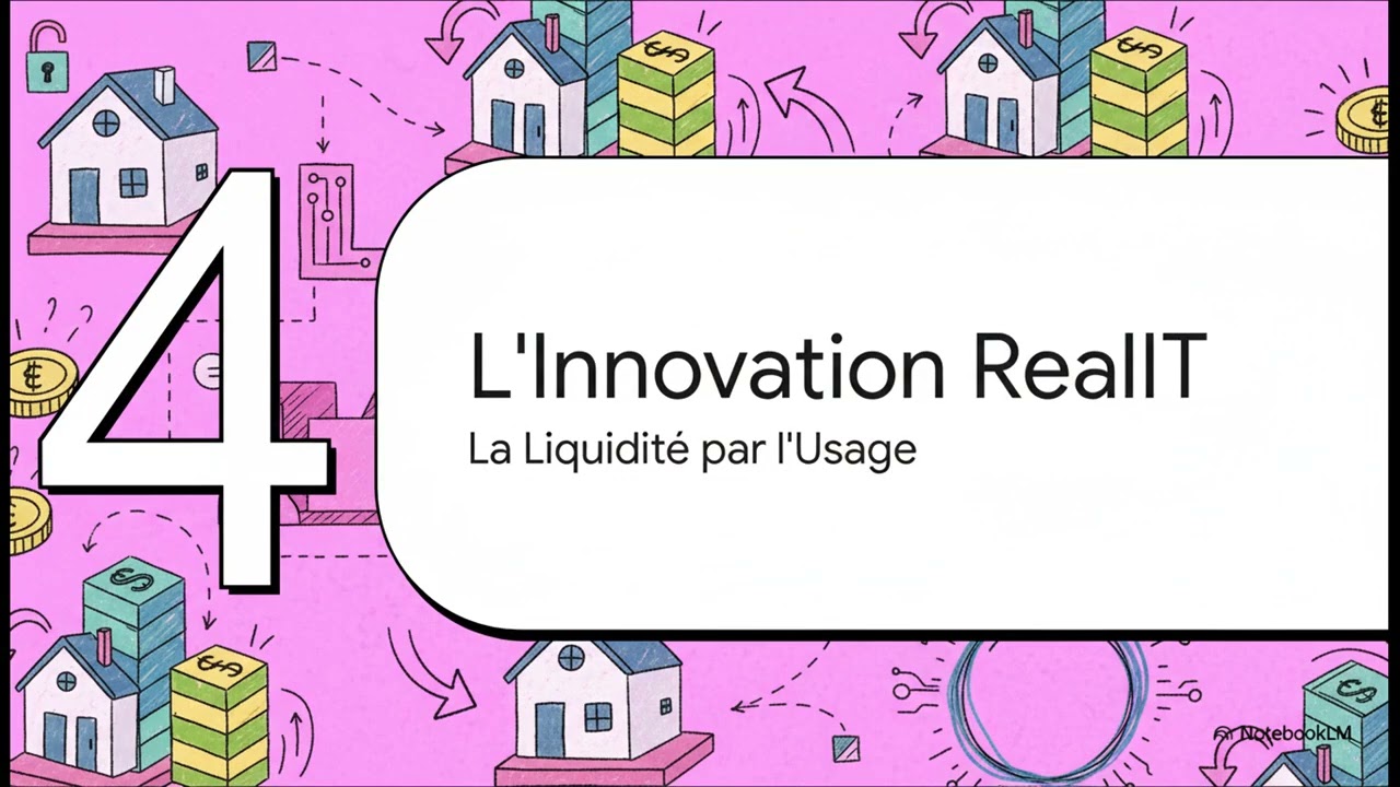 Liquidit&eacute; de l Immobilier un des &eacute;l&eacute;ments de la tokenisation et des RWA