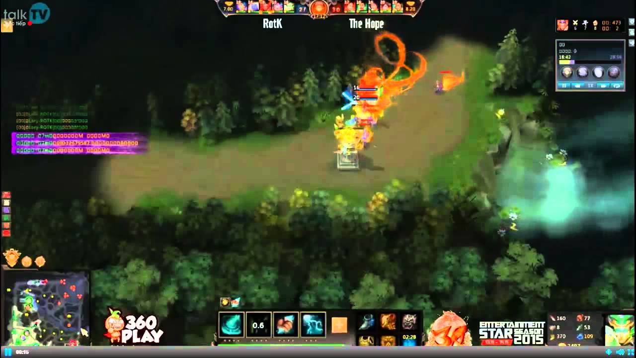 3Q Củ H&agrave;nh: RoTK v&agrave; The Hope (team mạnh nhất TRUNG QUỐC)