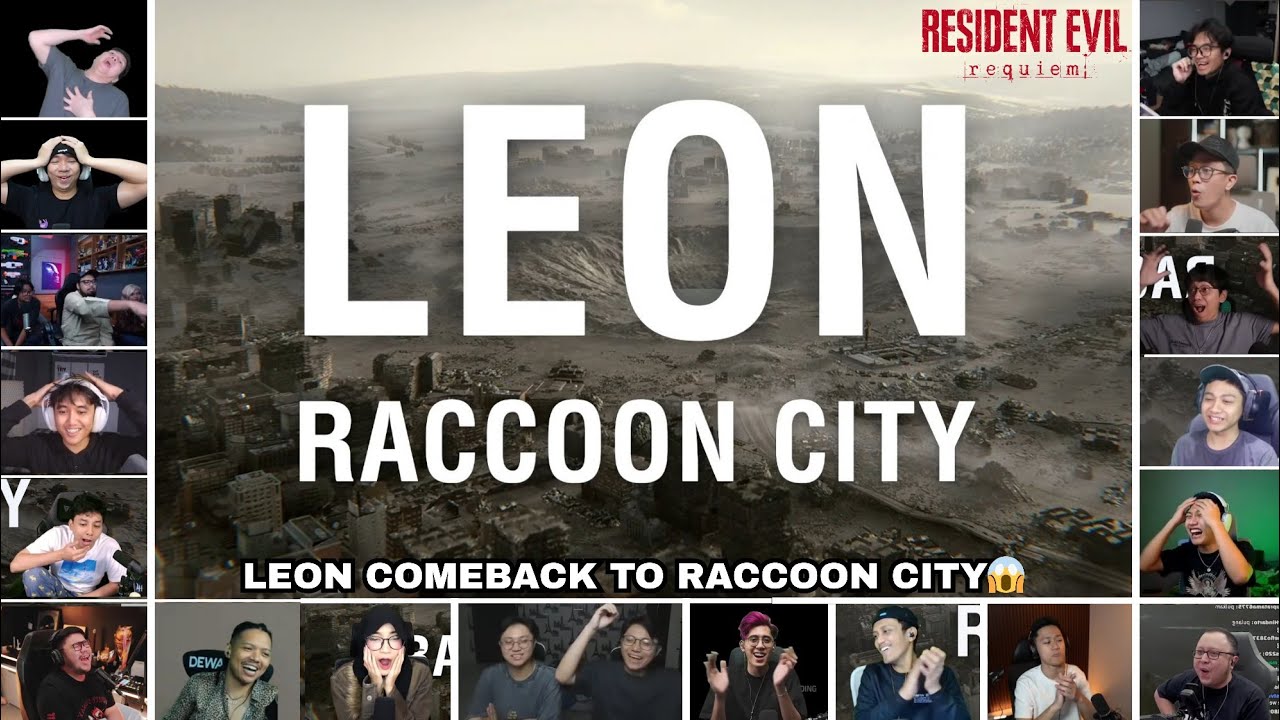 MOMENT LEON COMEBACK TO RACCOON CITY😱 I SEMUANYA HEBOH😹 I RESIDENT EVIL REQUIEM