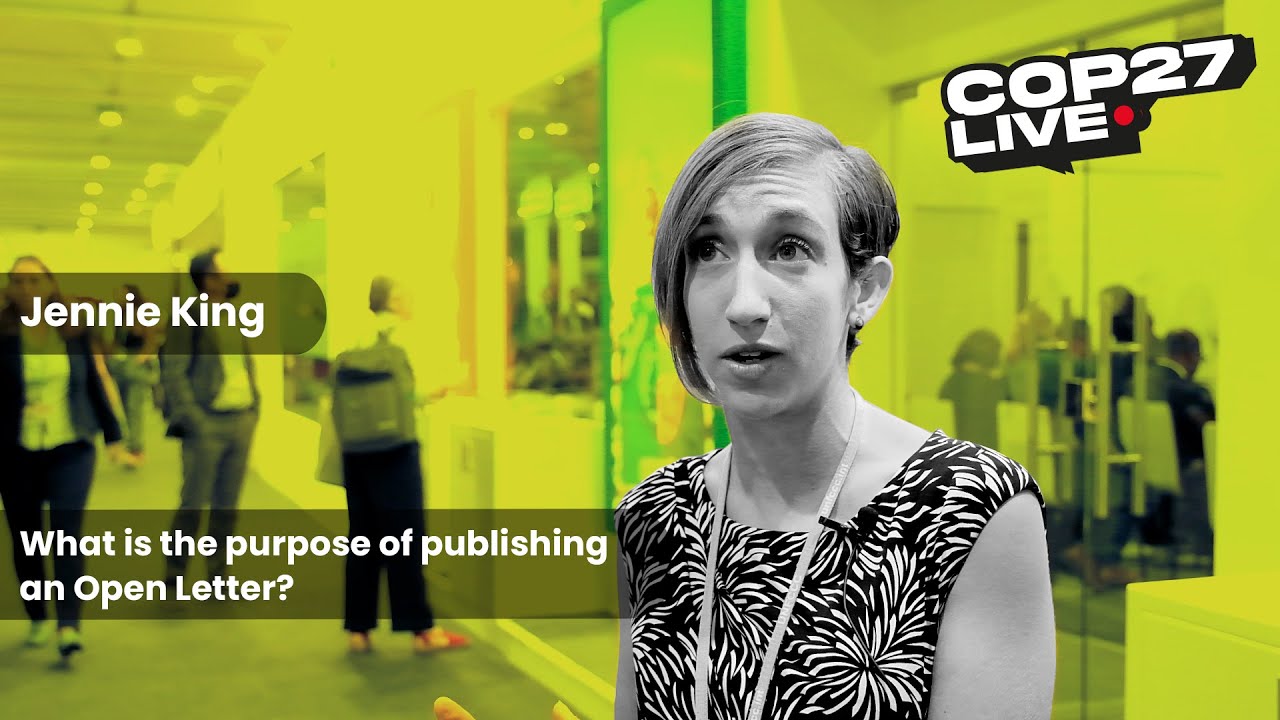 What is the purpose of publishing an Open Letter?