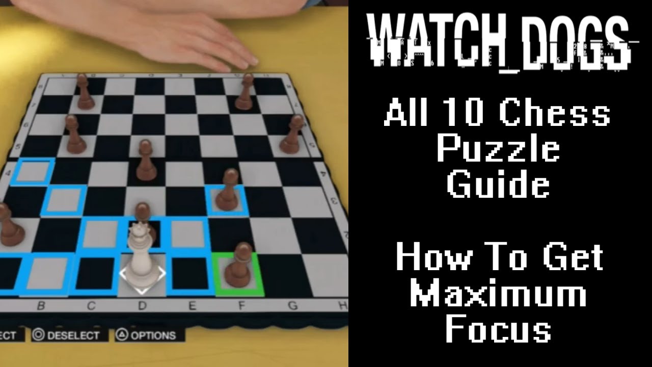 Watch Dogs: All 10 Chess Path Puzzle Guide
