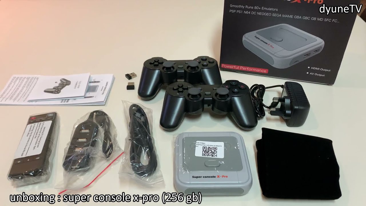 super console x-pro 256gb unboxing