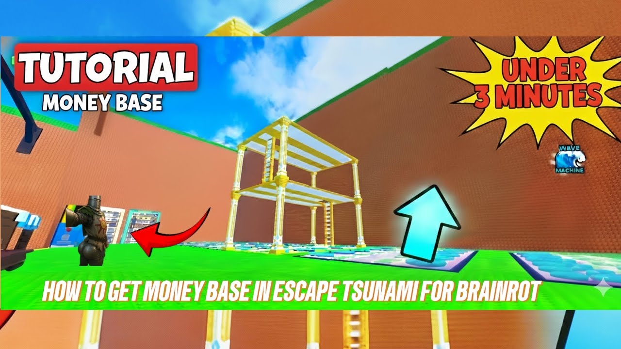 How to get Money Base in Escape Tsunami For Brainrot New Update !