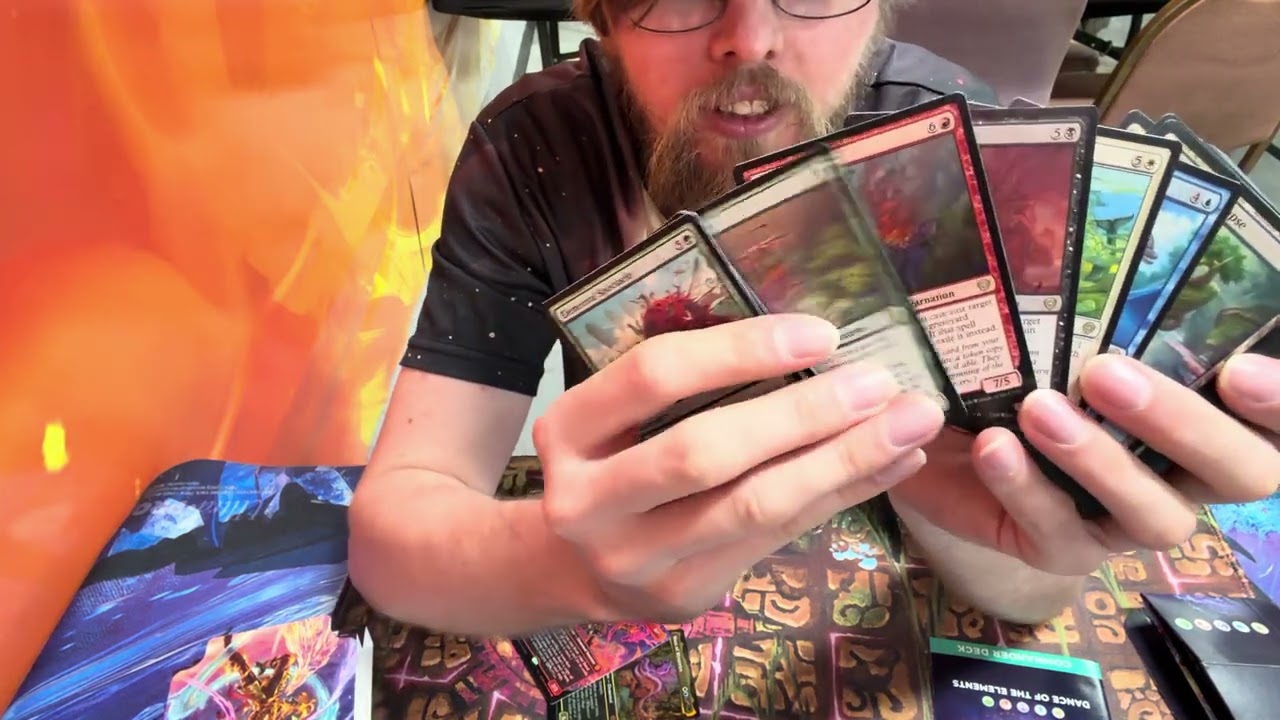 Lorwyn Eclipsed Dance of the Elements Commander deck opening