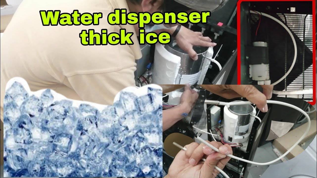 how to repair water dispenser make ice the evaporator tank..