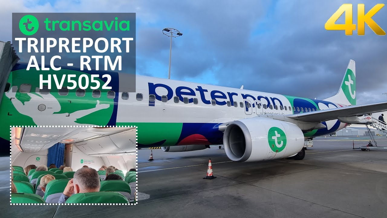 ✈ [4K] TRIPREPORT | Transavia | Boeing 737-800 |  Alicante - Rotterdam | Economy class