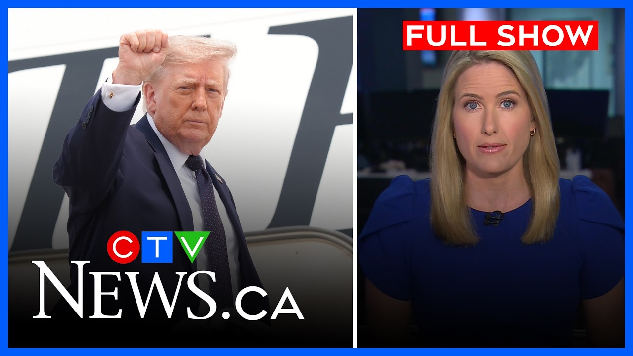 Трамп угрожает Канаде пошлинами из-за дыма от лесных пожаров | CTV National News в 5:30 за 17 июл...