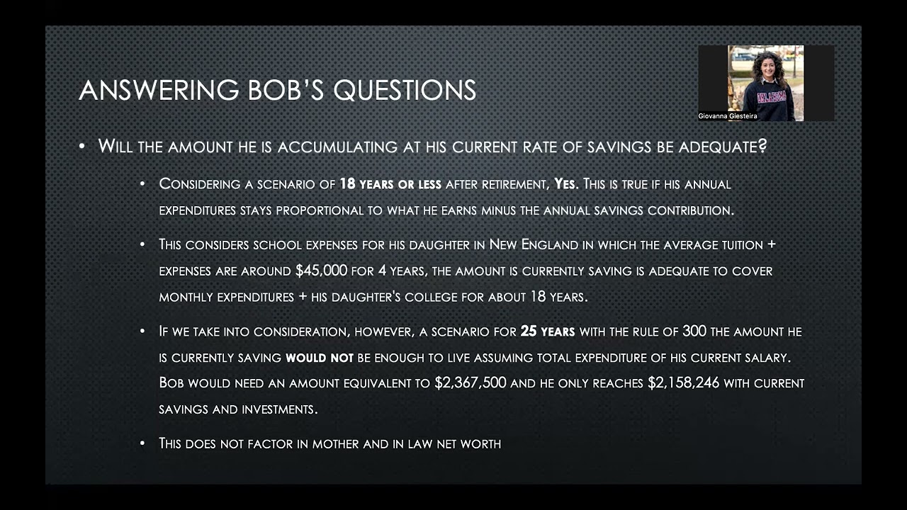 Bob's Retirement Plan - Financial Model