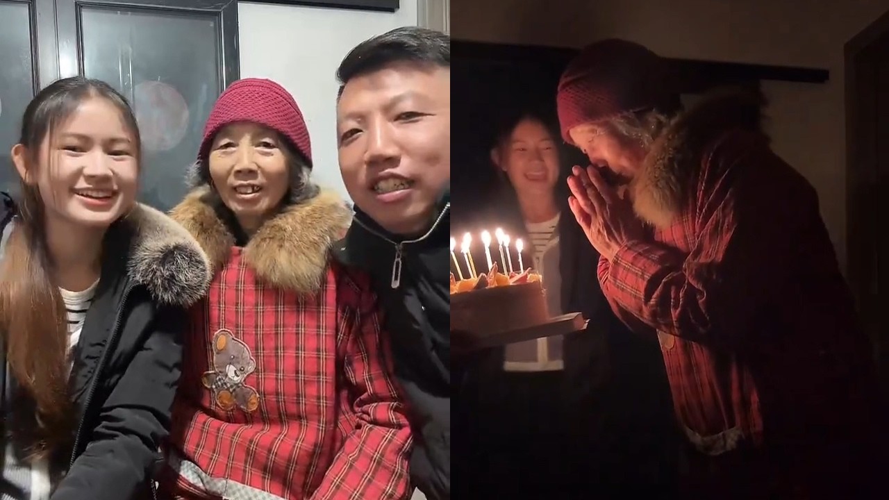 🔴【木工李哥在老挝】木工李哥给李妈妈过三八节和生日   2026-03-08 19:30:01