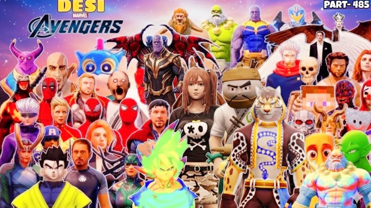 DESI Avengers Army Take Down Every Gang Bosses in City and Punish by GOD HULK in GTA 5 | #484 