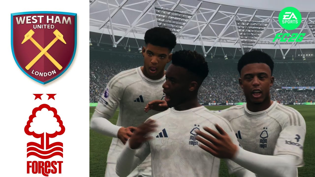 FC 26 GAMEPLAY | WESTHAM UNITED vs  NOTTINGHAM FOREST | PREMIER LEAGUE 25/26 |FULL MATCH HD
