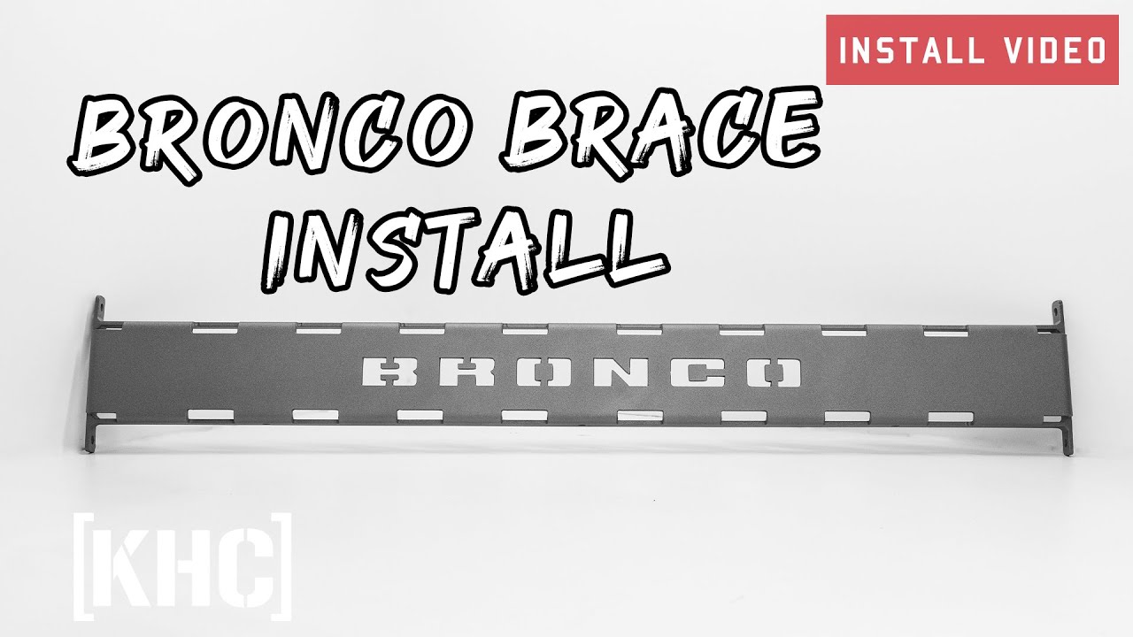 HOW TO VIDEO | KHC BRONCO BRACE
